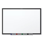 Quartet Classic Series Total Erase Dry Erase Boards, 48 x 36, White Surface, Black Aluminum Frame (QRTS534B) View Product Image