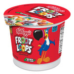 Kellogg's Froot Loops Breakfast Cereal, Single-Serve 1.5 oz Cup, 6/Box (KEB01246) View Product Image