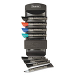 Quartet Marker Caddy Kit, Broad Chisel Tip, Assorted Colors, 8/Set
