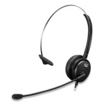 Adesso Xtream P1 Monaural Over the Head Headset with Microphone, Black