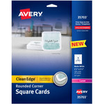 Avery; Clean Edge Laser Printable Multipurpose Card - White (AVE35703) View Product Image