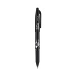 Pilot FriXion Ball Erasable Gel Pen, Stick, Fine 0.7 mm, Black Ink, Black/White Barrel (PIL31550) View Product Image