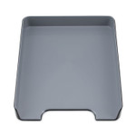 Advantus Fusion Letter Tray, 1 Section, Letter Size Files, 9.75" x 12.5" x 1.75", Black