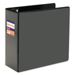 Samsill Nonstick D-Ring View Binder, 3 Rings, 5" Capacity, 11 x 8.5, Black (SAM16400) View Product Image