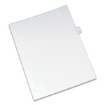 Avery Preprinted Legal Exhibit Side Tab Index Dividers, Allstate Style, 26-Tab, J, 11 x 8.5, White, 25/Pack (AVE82172) View Product Image