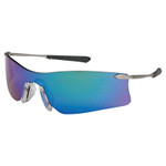 Rubicon Metal Temple Safety Glasses Emerald Lens (135-T411G) View Product Image