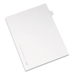 Avery Preprinted Legal Exhibit Side Tab Index Dividers, Allstate Style, 26-Tab, V, 11 x 8.5, White, 25/Pack (AVE82184) View Product Image