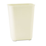 Rubbermaid Commercial Fiberglass Wastebasket, 10 gal, Fiberglass, Beige (RCP254400BG) View Product Image