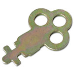 San Jamar Towel Dispenser Key, Fits Towel Dispensers R1500XC T1800WH, T1800XC, T1900SS, T1950XC, T1905XC, T800WH