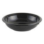 Anchor Packaging Crystal Classics Bowl, 32 oz, 8.5" Diameter, 2.14"h, Black, Plastic, 300/Carton (ANZ4548432) View Product Image