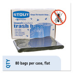 Stout by Envision Insect-Repellent Trash Bags, 35 gal, 2 mil, 33" x 45", Black, 80/Box Product Image 