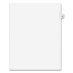 Avery Preprinted Legal Exhibit Side Tab Index Dividers, Avery Style, 10-Tab, 29, 11 x 8.5, White, 25/Pack (AVE01029) View Product Image