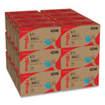 WypAll L10 Towels, POP-UP Box, 1-Ply, 10.25 x 9, White, 250/Box, 24 Boxes/Carton
