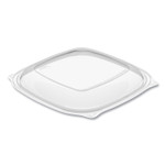 Dart PresentaBowls Pro Clear Square Lids for 24 oz to 32 oz Bowls, 8.5 x 8.5 x 0.5, Clear, Plastic, 63/Bag, 4 Bags/Carton