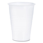 Dart High-Impact Polystyrene Cold Cups, 10 oz, Plastic, Translucent, 100/Sleeve, 25 Sleeves/Carton