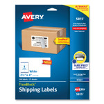 Avery Shipping Labels with TrueBlock Technology, Inkjet Printers, 2.5 x 4, White, 8 Labels/Sheet, 25 Sheets/Pack (AVE5815) View Product Image