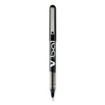 Pilot VBall Liquid Ink Rollerball Pen, Stick, Extra-Fine 0.5 mm, Black Ink, Black/Clear Barrel, Dozen