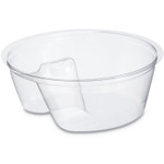 Dart Single Compartment Cup Insert, 3.5 oz, Plastic, Clear, 1,000/Carton