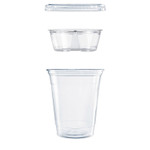 Dart Clear PET Grab n Go Kit Combo with Insert, 12 oz, Plastic, Clear, 500/Carton