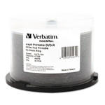 Verbatim DVD-R DataLife Plus Printable Recordable Disc, 4.7 GB,16x, Spindle, White, 50/Pack Product Image 