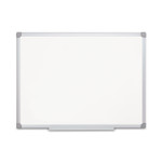 MasterVision Earth Silver Easy-Clean Dry Erase Board, 36 x 24, White Surface, Silver Aluminum Frame View Product Image