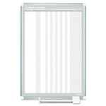 MasterVision In-Out Magnetic Dry Erase Board, 24 x 36, White Surface, Silver Aluminum Frame (BVCGA02109830) View Product Image