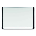 MasterVision Gold Ultra Magnetic Dry Erase Boards, 72 x 48, White Surface, Black Aluminum Frame (BVCMVI270201) View Product Image