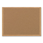 MasterVision Earth Cork Board, 72" x 48", Tan Surface, Oak Finished Wood Frame