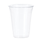 SOLO Ultra Clear PET Cups, Squat, 16 oz, Plastic, 50/Bag, 20 Bags/Carton