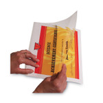 C-Line Quick Cover Laminating Pockets, 12 mil, 9.13" x 11.5", Gloss Clear, 25/Box (CLI65187) View Product Image