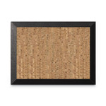 MasterVision Natural Cork Bulletin Board, 36 x 24, Tan Surface, Black Wood Frame (BVCSF0722581012) View Product Image