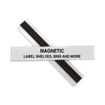 C-Line HOL-DEX Magnetic Shelf/Bin Label Holders, Side Load, 1 x 6, Clear, 10/Box (CLI87227) View Product Image