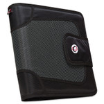 Case it Premium Velcro Closure Binder, 3 Rings, 2" Capacity, 11 x 8.5, Black