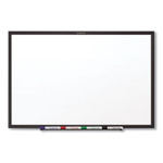 Quartet Classic Series Total Erase Dry Erase Boards, 60 x 36, White Surface, Black Aluminum Frame (QRTS535B) View Product Image