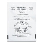 First Aid Only CPR Face Shield with Elastic Ear Bands, Fits Adults and Children