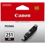 Canon CLI-251BK Original Ink Cartridge (CNMCLI251BK) View Product Image