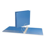 Universal Slant D-Ring View Binder, 3 Rings, 3" Capacity, 11 x 8.5, Light Blue (UNV20753) View Product Image