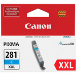 Canon Ink Tank, XXL, f/PIXMA TR7520, CYN (CNMCLI281XXLCY) View Product Image