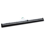 Unger Sanitary Brush with Squeegee, Black Polypropylene Bristles, 22" Brush (UNGPB55A) View Product Image