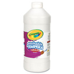 Crayola Artista II Washable Tempera Paint, White, 32 oz Bottle (CYO543132053) View Product Image
