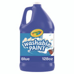 Crayola Washable Paint, Blue, 1 gal Bottle CYO542128042