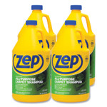 Zep Commercial Concentrated All-Purpose Carpet Shampoo, Unscented, 1 gal, 4/Carton