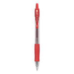 Pilot G2 Premium Gel Pen, Retractable, Extra-Fine 0.5 mm, Red Ink, Smoke Barrel, Dozen (PIL31004) View Product Image