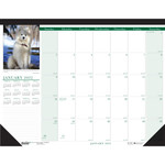 House Of Doolittle Desk Pad, "Puppies", 12 Months, Jan-Dec, 22"x17" (HOD199) Product Image 