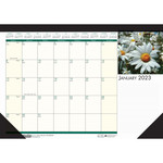 House Of Doolittle Deskpad, Compact, 1PPM, 12Mths Jan/Dec, 18-1/2"x13", FLRL (HOD1596) Product Image 