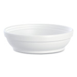 Dart Insulated Foam Bowls, 5 oz, White, 50/Pack, 20 Packs/Carton