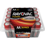 Rayovac Corporation Alkaline Batteries, AA Fusion, Pro Pack, 30/PK, RDSR (RAY81530PPFUSK) View Product Image