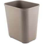 Rubbermaid Commercial Products Wastebasket,Fire-Resist,28Qt,14-1/2"x10-1/2"x15-1/2",6/CT,BG (RCP254300BGCT) Product Image 