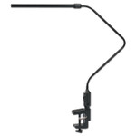 Alera LED Desk Lamp With Interchangeable Base Or Clamp, 5.13w x 21.75d x 21.75h, Black
