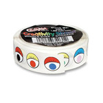 Pacon Eyes Stickers, Self-adhesive, 1/2" Dia, 1000/RL, Assorted (PAC340301) View Product Image
